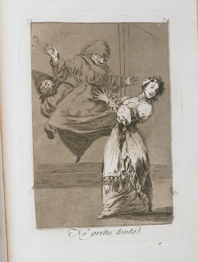 Planche de Los Caprichos, 1797-1798 - Francisco de Goya